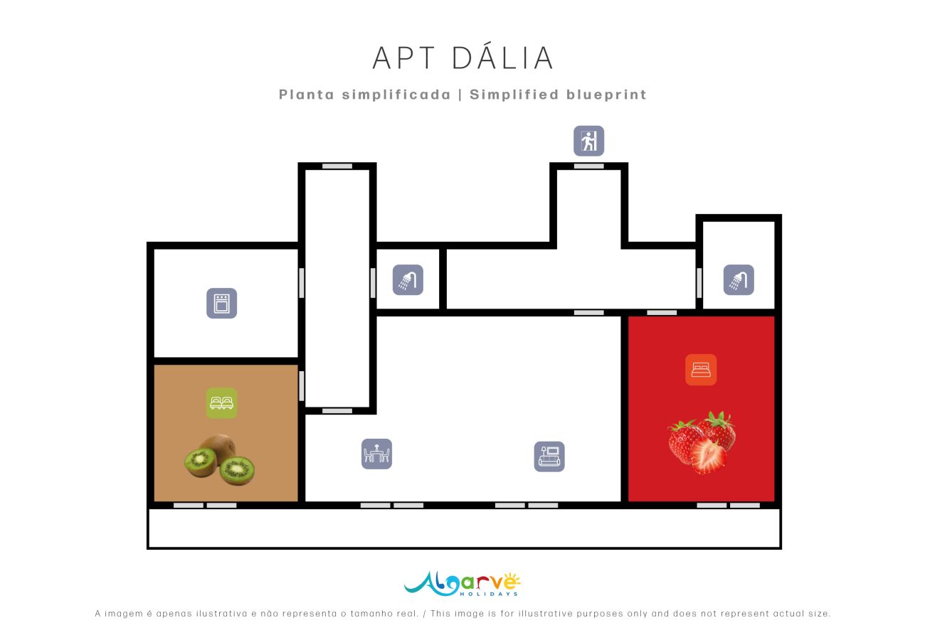 Apartamento en Quarteira - Apartamento Dalia | 2 Dormitorios | Vista al Mar | Quarteira