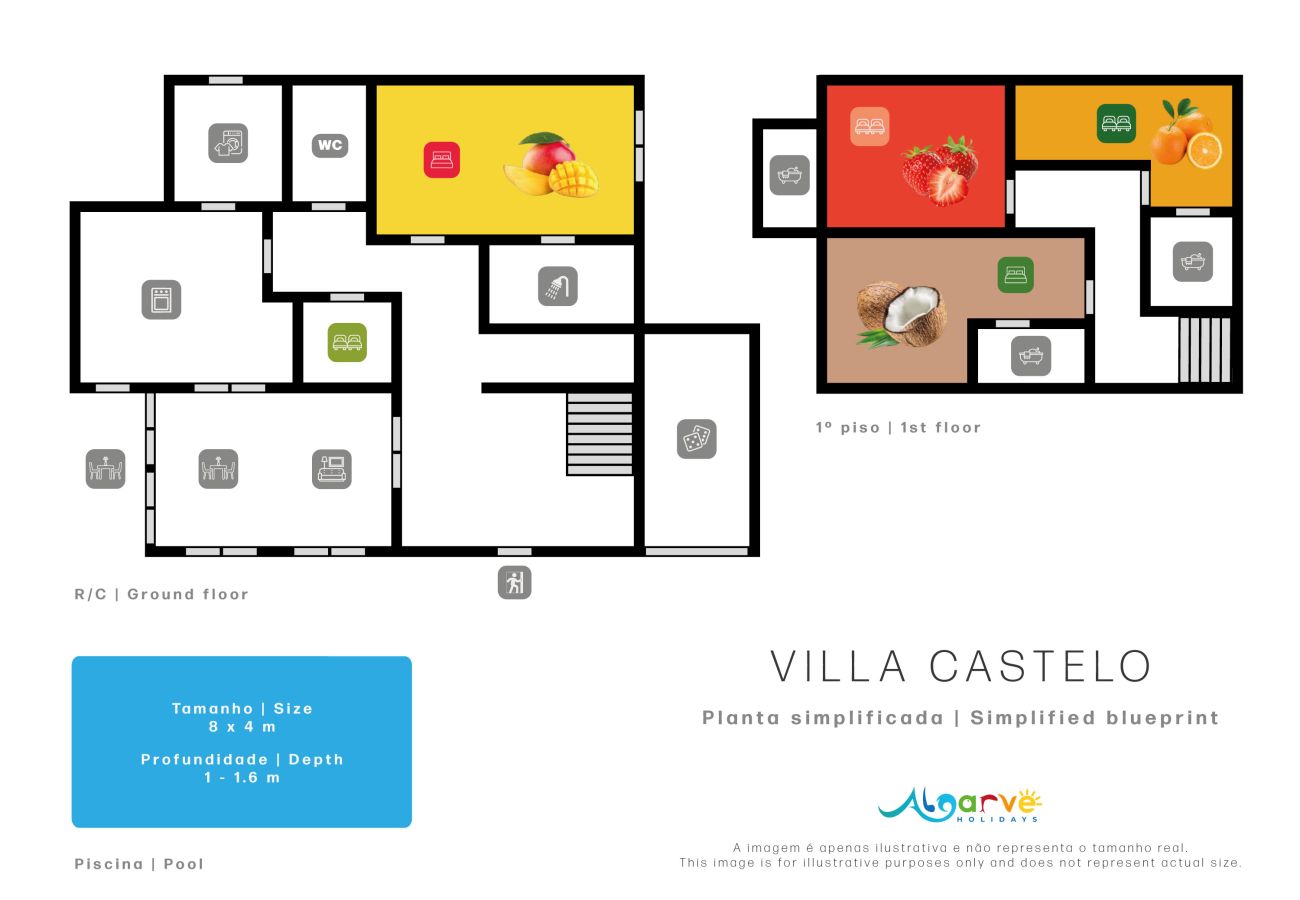 Villa en Albufeira - Villa Castelo | 4 Habitaciones | Playa do Castelo | Galé