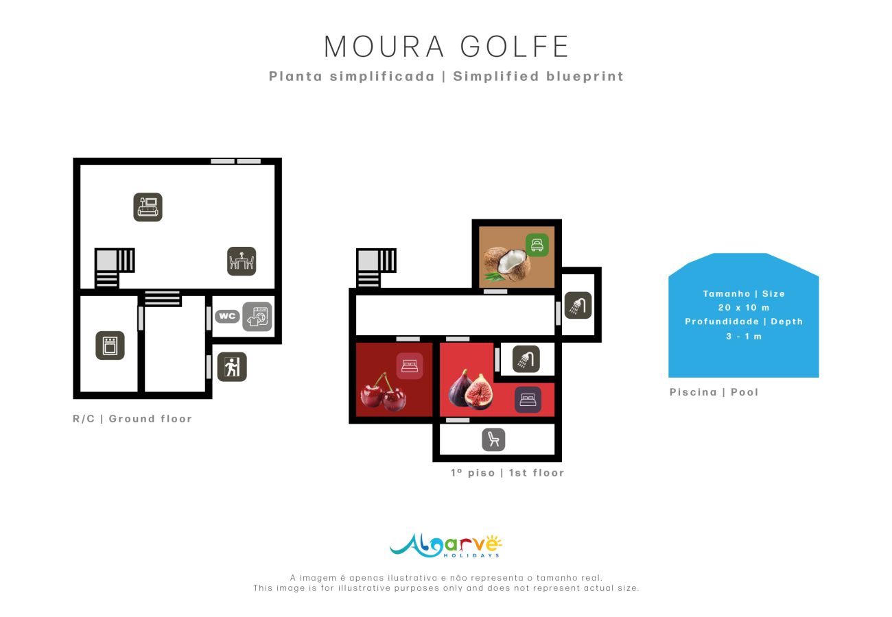 Casa geminada em Vilamoura - Casa Moura Golfe | 3 Quartos | Vilamoura