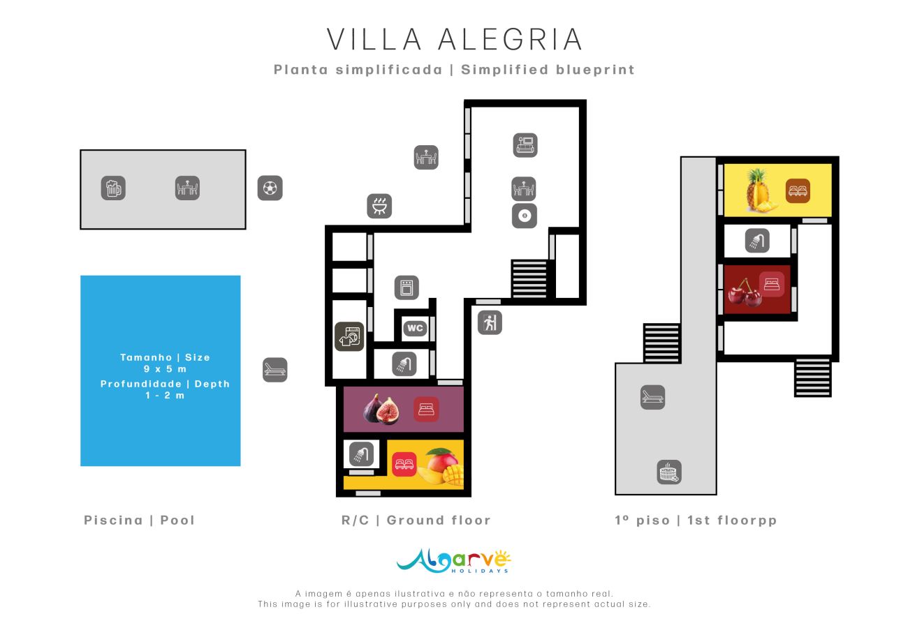 Villa em Guia - Villa Alegria | 10 pax | Jacuzzi | Salgados