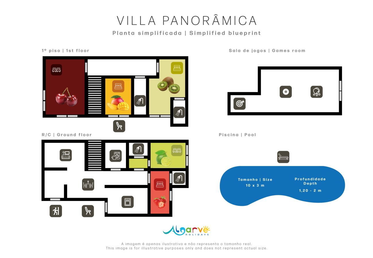 Villa em Estoi - Villa Panoramica | 5 Quartos | Vista Panorâmica | Estói