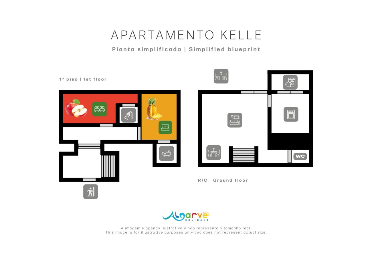 Apartamento em Quarteira - Apartamento Kelle | 2 quartos | Villa Sol | Quarteira