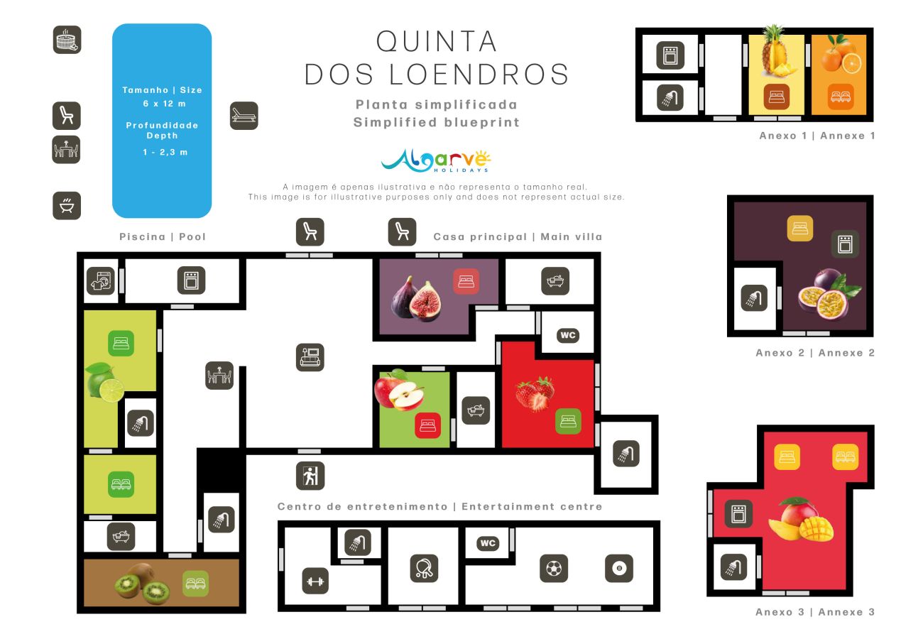 Villa in Lagoa - Quinta dos Loendros |  9 bedrooms | Carvoeiro | Jacuzzi